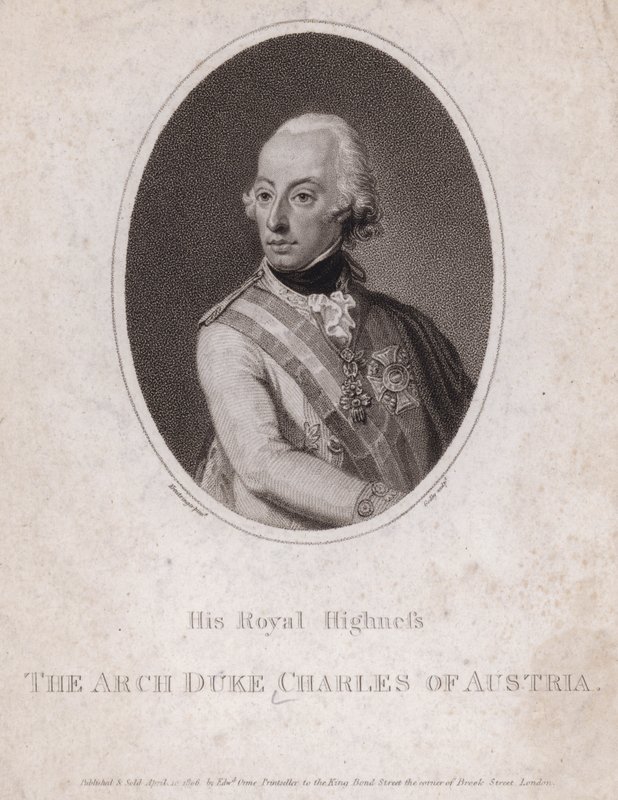 Arciduca Carlo, Duca di Teschen, soldato austriaco da Josef Kreutzinger