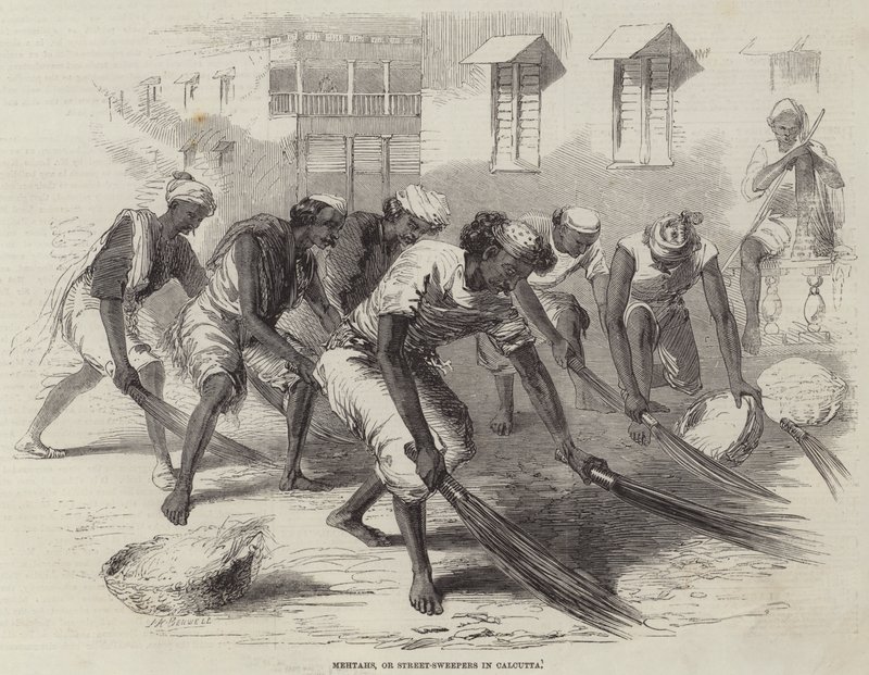 Mehtahs, o Spazzini di Strada a Calcutta da Joseph Austin Benwell