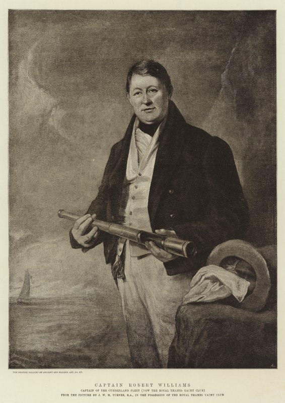 Capitano Robert Williams da Joseph Mallord William Turner
