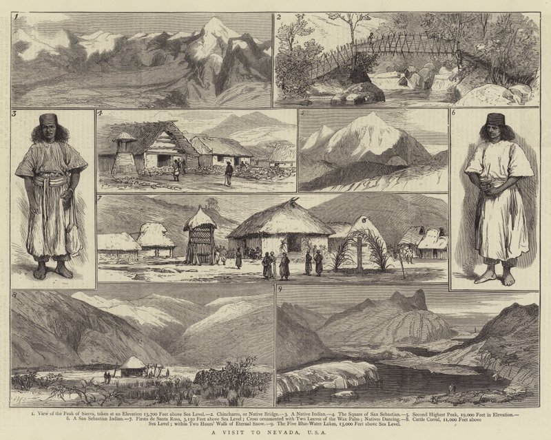 Una visita in Nevada, USA da Joseph Nash