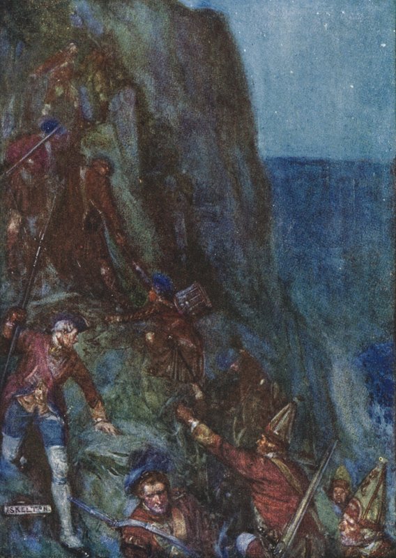 Scivolando e inciampando, gli uomini continuarono da Joseph Ratcliffe Skelton