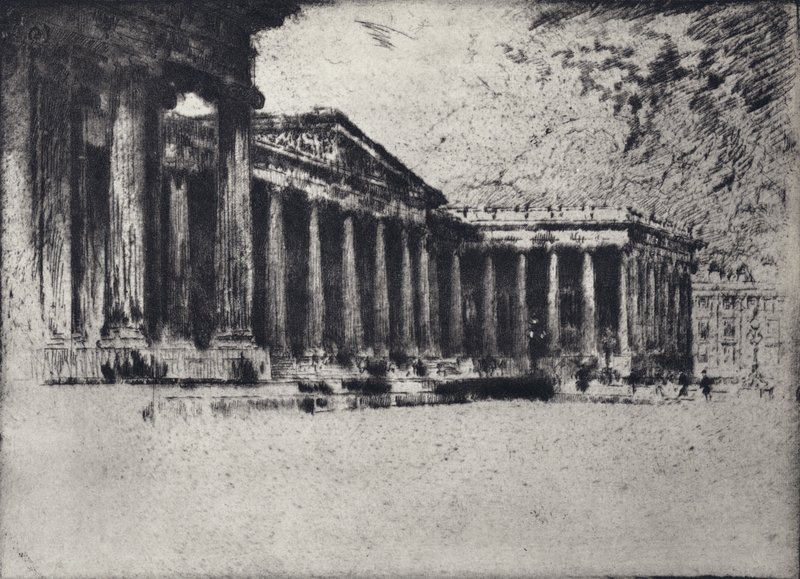 Il British Museum da Joseph (after) Pennell