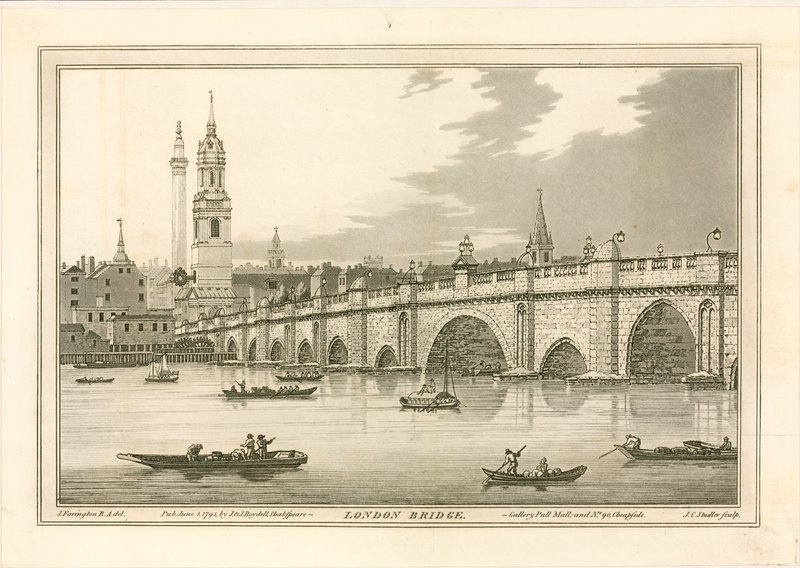 Ponte di Londra, 1795 da Joseph Farington