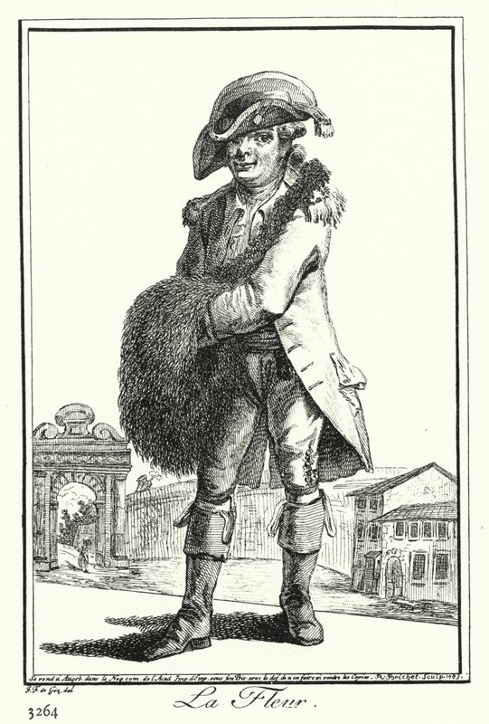Il fiore (incisione) da Joseph Franz von (after) Goez