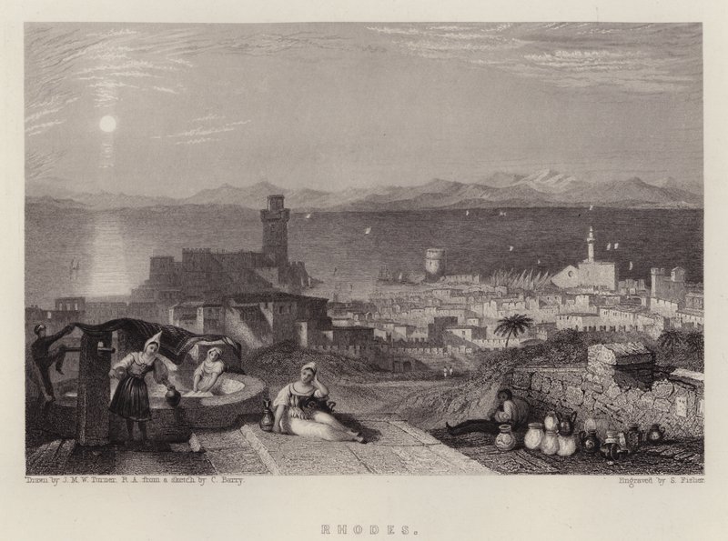 Rodi da Joseph Mallord William (after) Turner