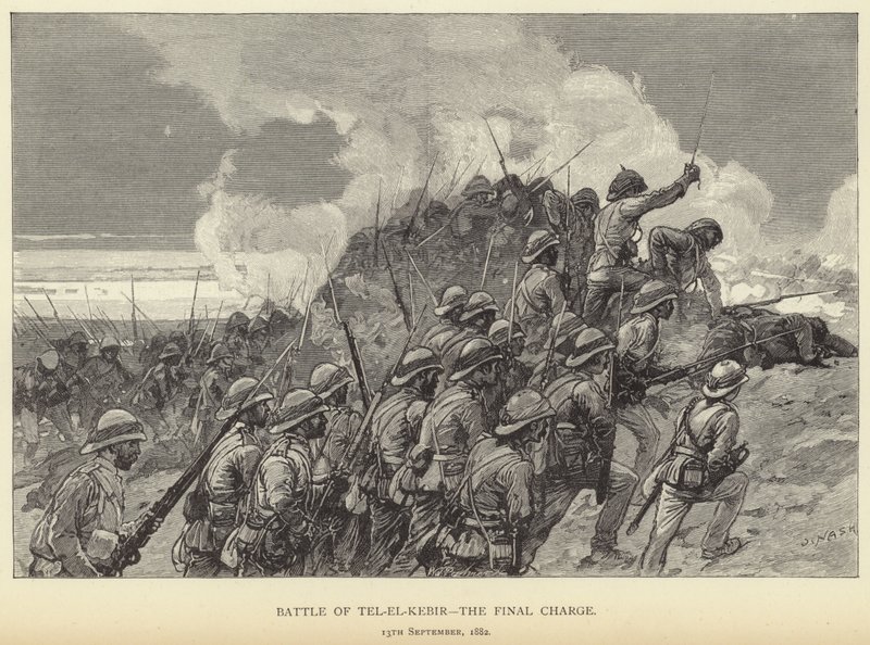 Battaglia di Tel-El-Kebir da Joseph Nash