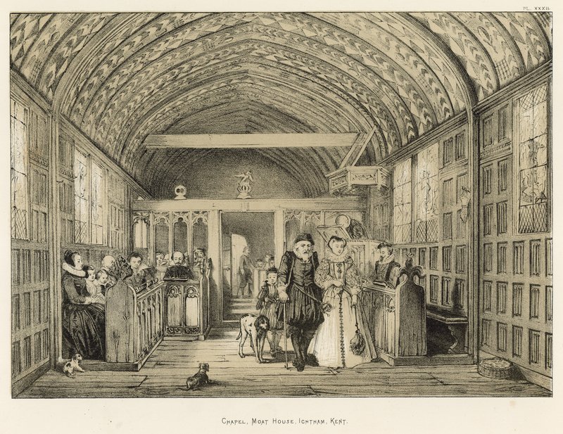 Cappella, Moat House, Ightham, Kent da Joseph Nash