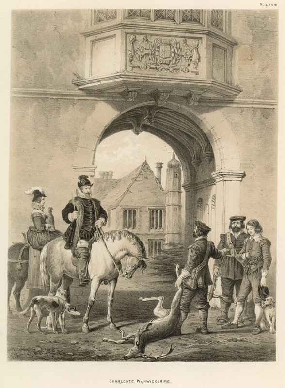 Charlcote, Warwickshire da Joseph Nash