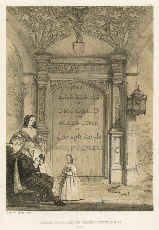 Porta, Combe Abbey da Joseph Nash