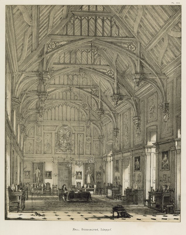 Sala, Beddington, Surrey da Joseph Nash