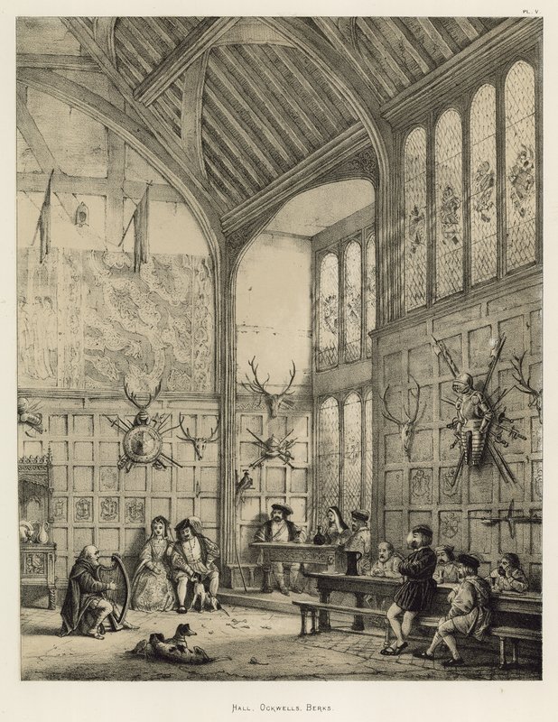 Sala, Ockwells, Berks da Joseph Nash