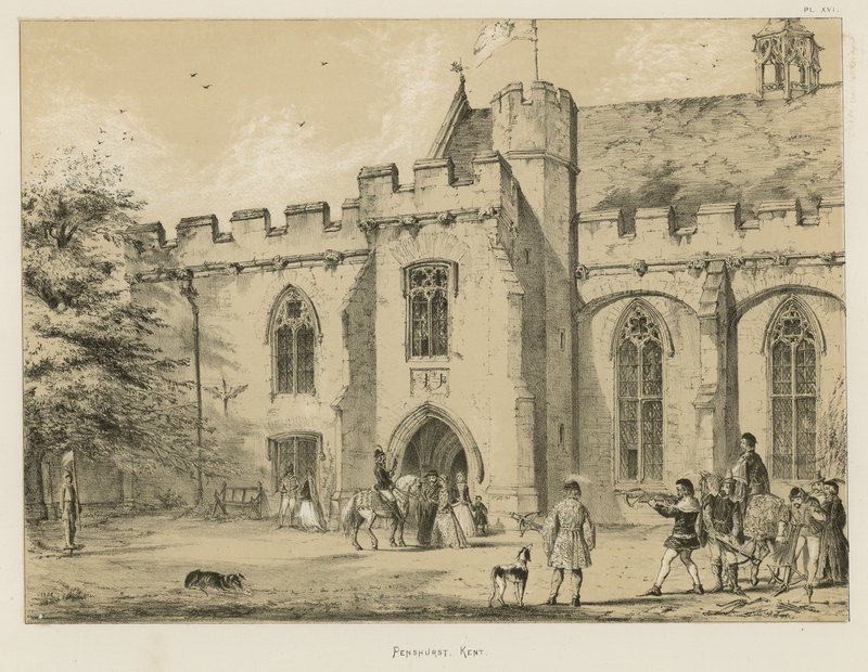 Penshurst, Kent da Joseph Nash