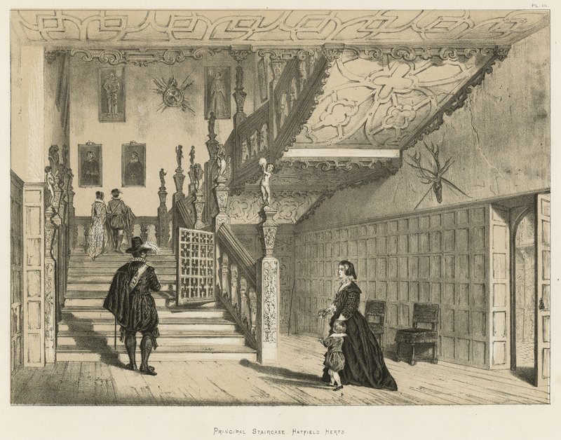 Scala Principale, Hatfield, Herts da Joseph Nash