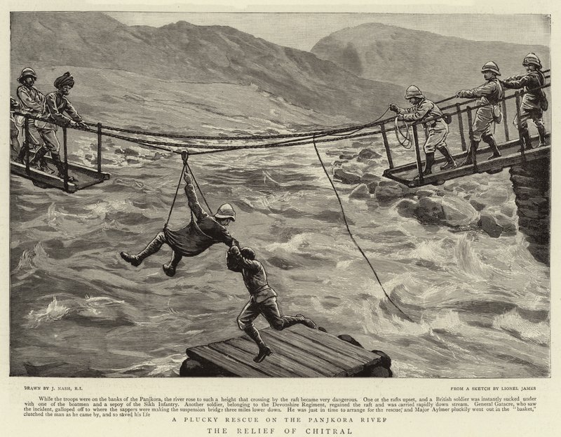 Il Soccorso di Chitral da Joseph Nash