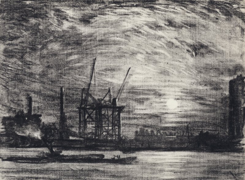 Tramonto su Waterloo da Joseph Pennell