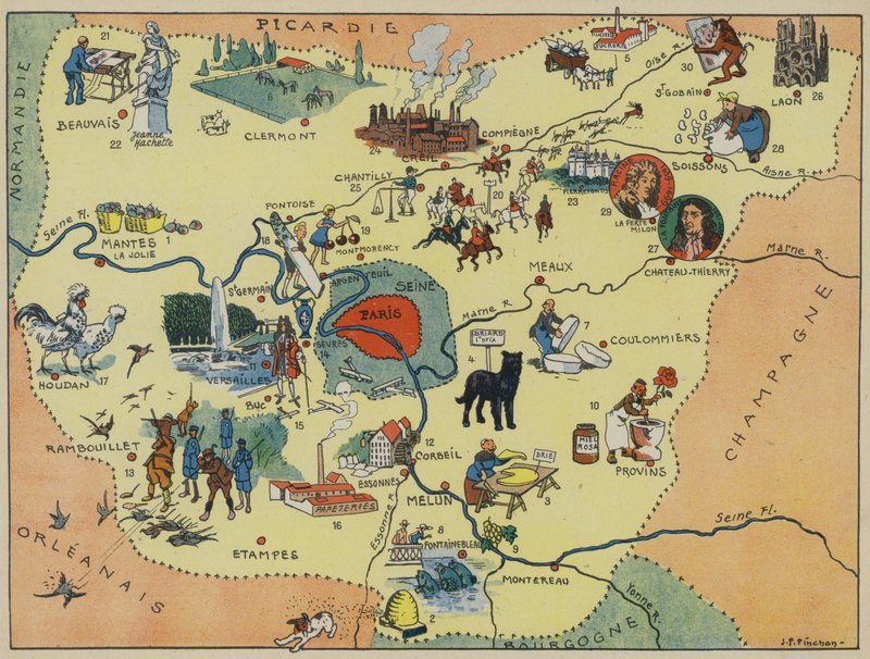 Ile-De-France da Joseph Porphyre Pinchon