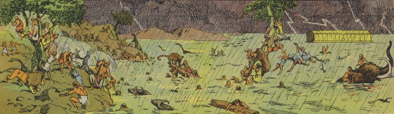 Il Diluvio da Joseph Porphyre Pinchon