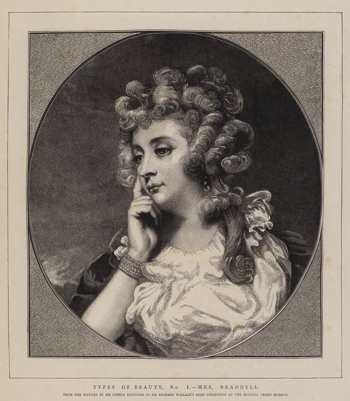 Tipi di bellezza, No I, Mrs Braddyll da Joshua Reynolds