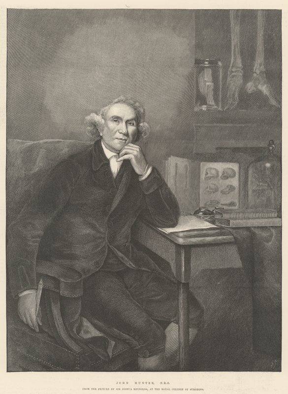 John Hunter, FRS da Joshua Reynolds