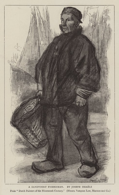 Un pescatore di Zandvoort da Jozef Israëls