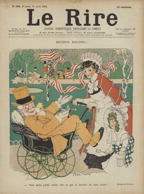Illustrazione per Le Rire da Jules Abel Faivre