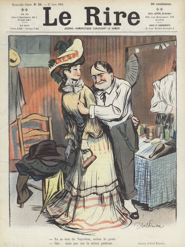 Illustrazione per Le Rire da Jules Abel Faivre
