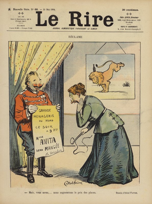 Illustrazione per Le Rire da Jules Abel Faivre
