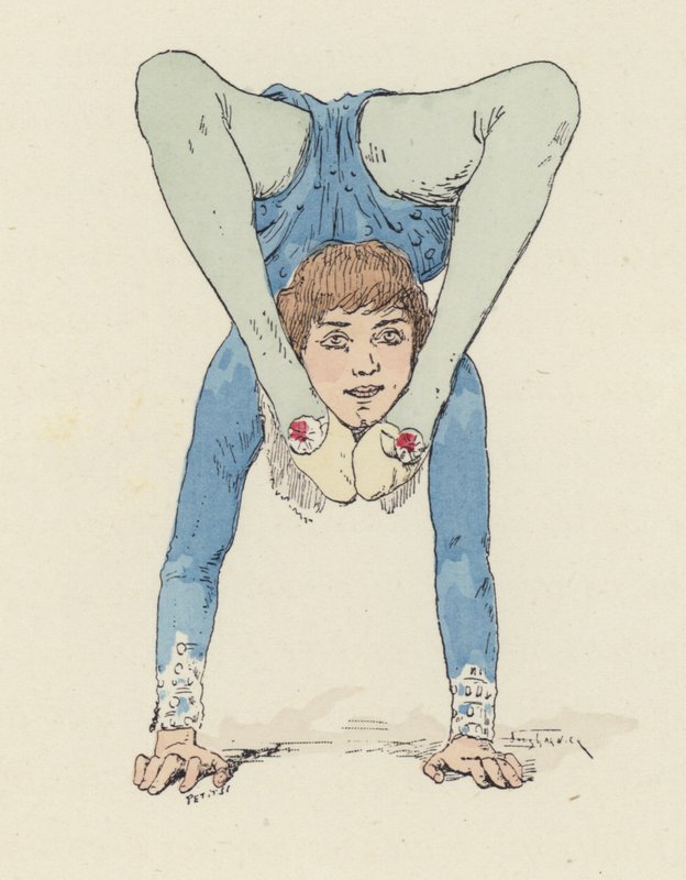 Ginnasta femminile da Jules Arsene (after) Garnier