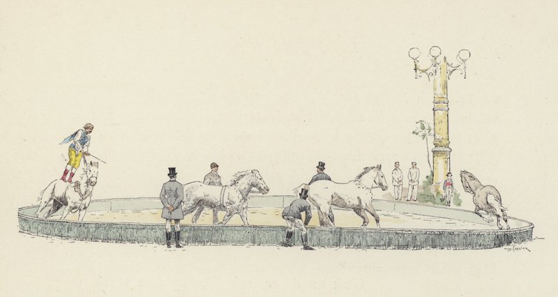 Numero equestre da Jules Arsene (after) Garnier