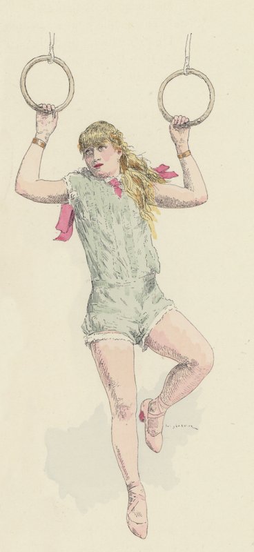 Ginnasta femminile da Jules Arsene Garnier