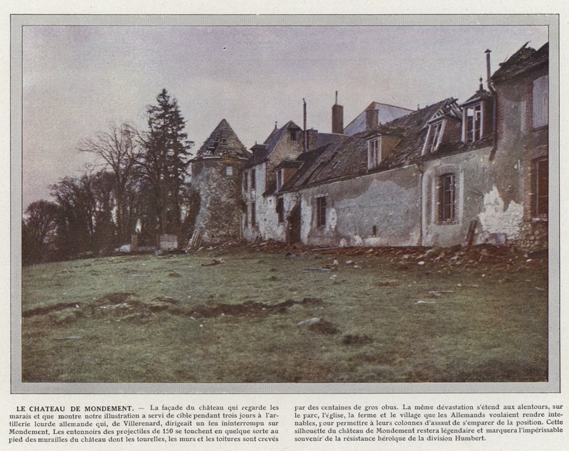 Il Castello di Mondement da Jules Gervais Courtellemont