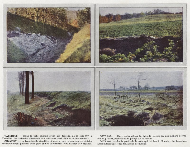 Vareddes, Cote 107, Chambry, Cote 107 da Jules Gervais Courtellemont