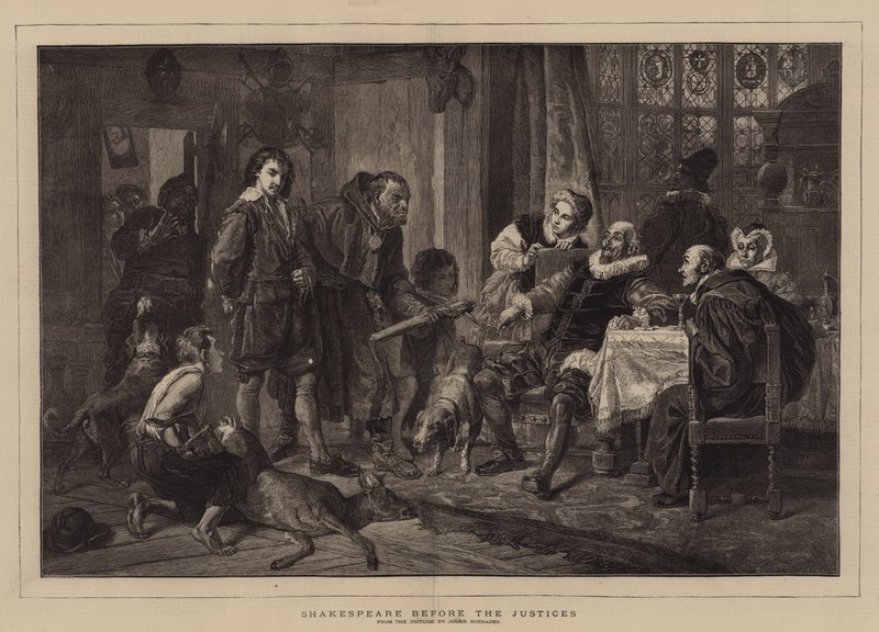 Shakespeare davanti ai Giudici da Julius Friedrich Anton Schrader