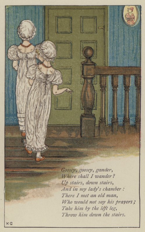 Oca, oca, oca (litografia a colori) da Kate (after) Greenaway