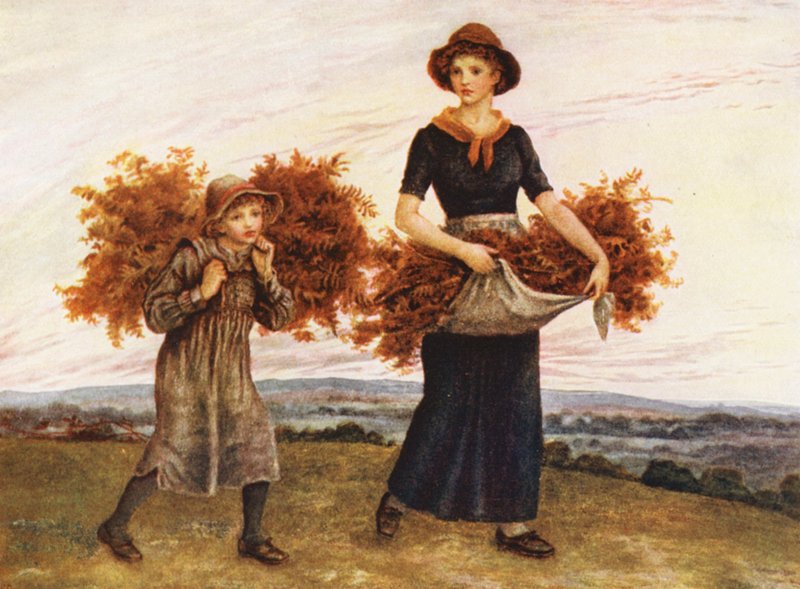 I raccoglitori di felci da Kate (after) Greenaway