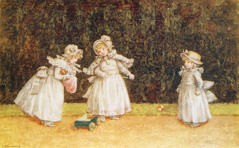 Il piccolo carretto da Kate (after) Greenaway