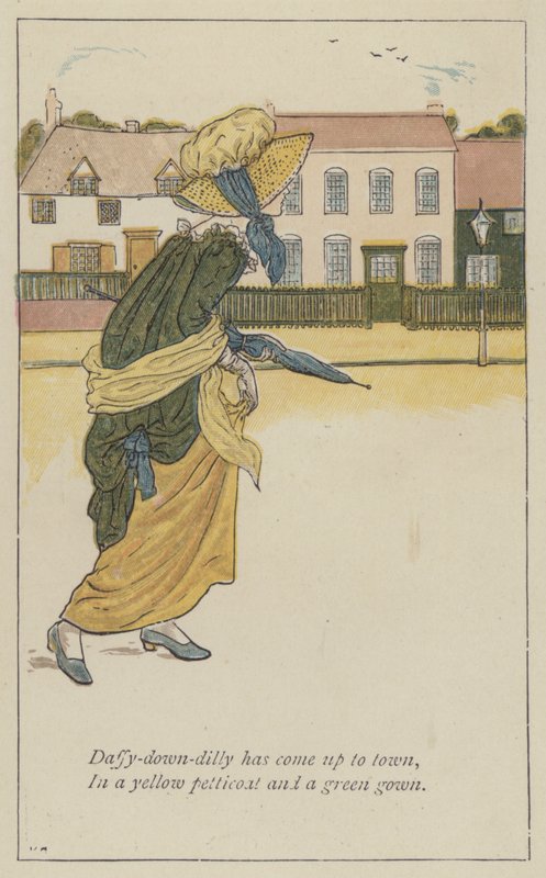 Daffy-down-dilly è venuto in città da Kate Greenaway