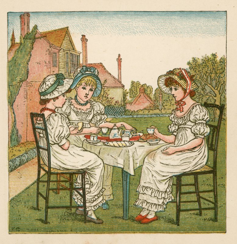 Tè in giardino da Kate Greenaway