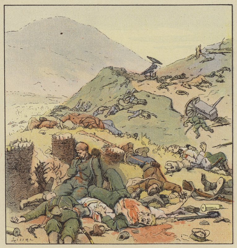 Trincea abbandonata dai russi, Liao-Yang da L. Malespine