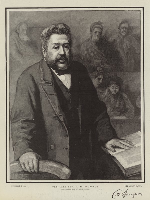 Il defunto reverendo C H Spurgeon da Lance Calkin