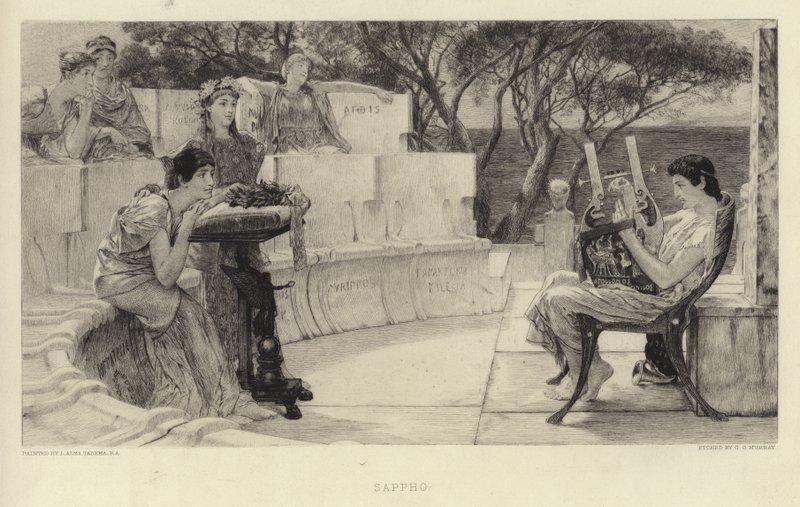 Saffo da Lawrence Alma Tadema