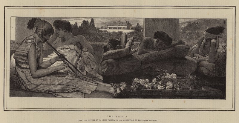 La siesta da Lawrence Alma Tadema