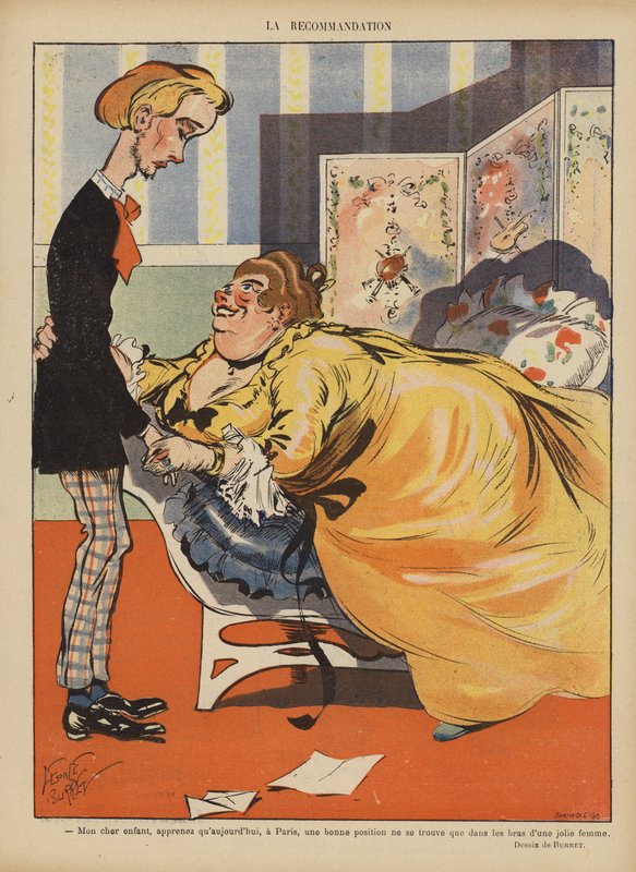 Illustrazione per Le Rire da Leonce Burret