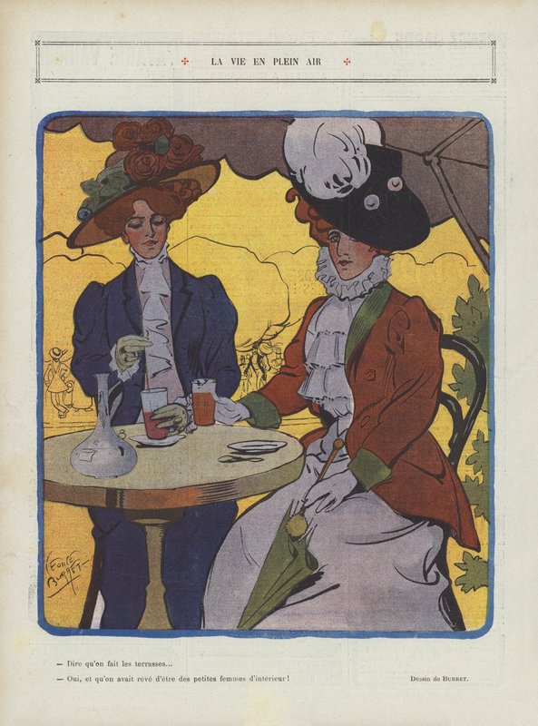 Illustrazione per Le Rire da Leonce Burret
