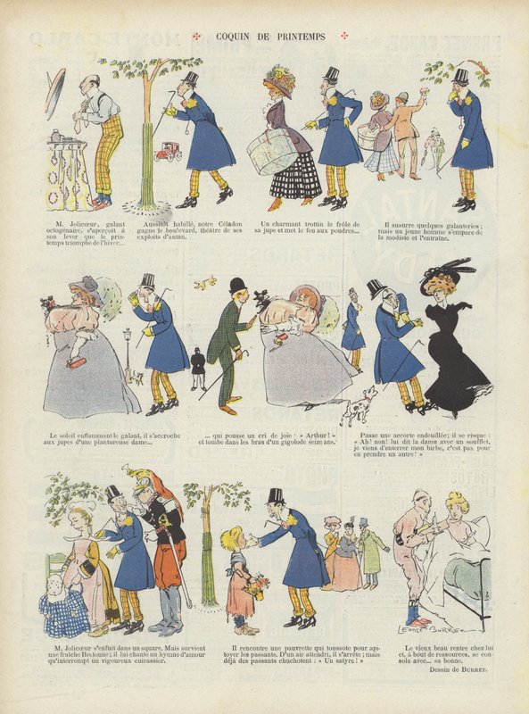 Illustrazione per Le Rire da Leonce Burret