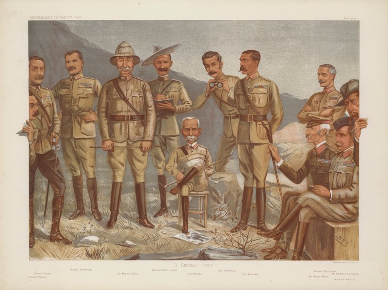 Un gruppo generale, guerra boera da Leslie Matthew Ward