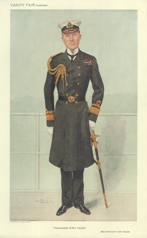 Retroammiraglio Sir Colin Keppel da Leslie Matthew Ward