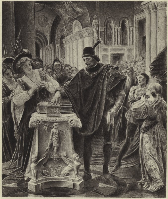 La scelta di Bassanio da Lionel Royer