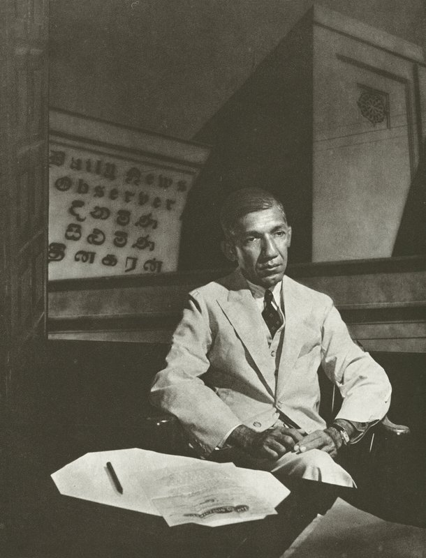 D R Wijewardene, Esq da Lionel Wendt