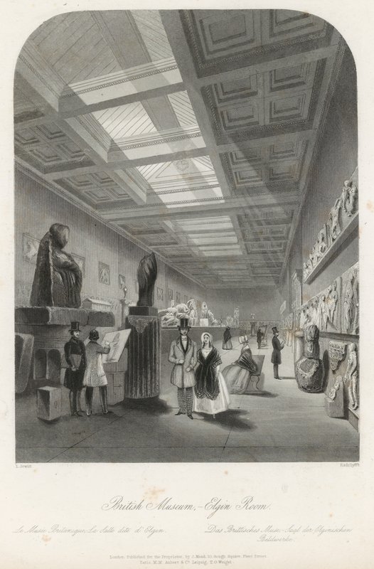 Sala Elgin al British Museum da Llewellyn Jewitt